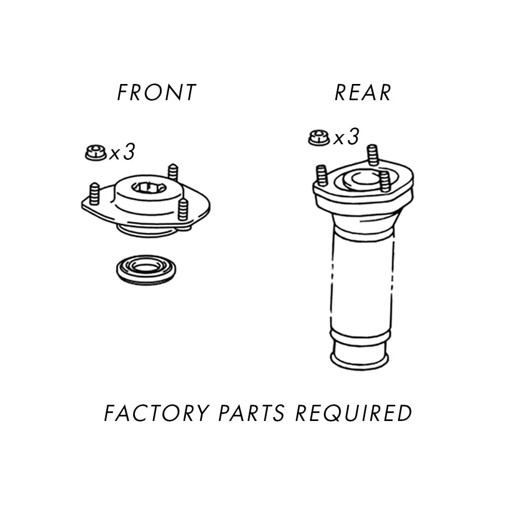 Function & Form Coilovers Toyota Avalon XX10 (95-99) Type 3 - 38800695