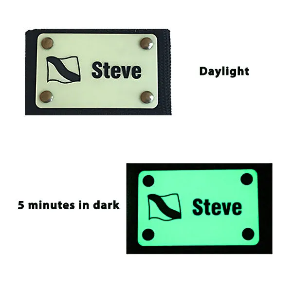 Glow in the Dark Scuba BCD Name Tag