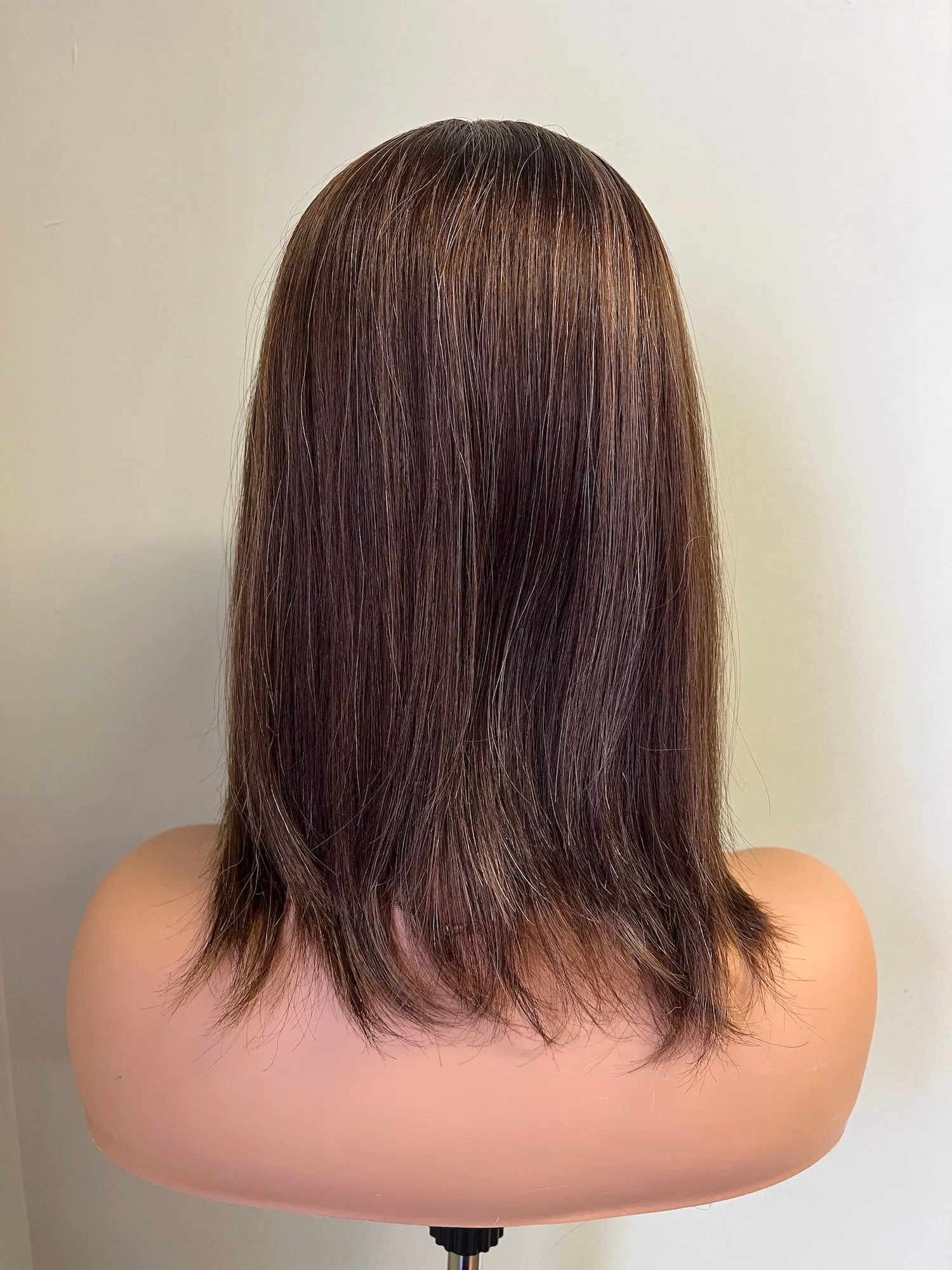 Her Hair My Head | HEATHER | Super Flat topper | 7x7" base | Silk top | 14" length