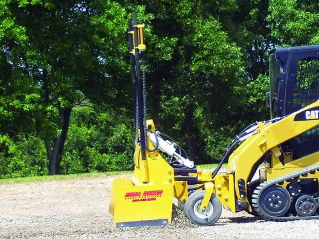 HITCHDOC dual dozer laser controlled grading box for skid steer loader (WITH LASER EQUIPMENT)