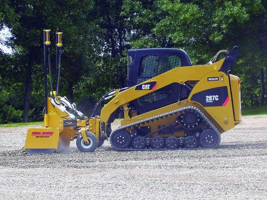 HITCHDOC dual dozer laser controlled grading box for skid steer loader (WITH LASER EQUIPMENT)