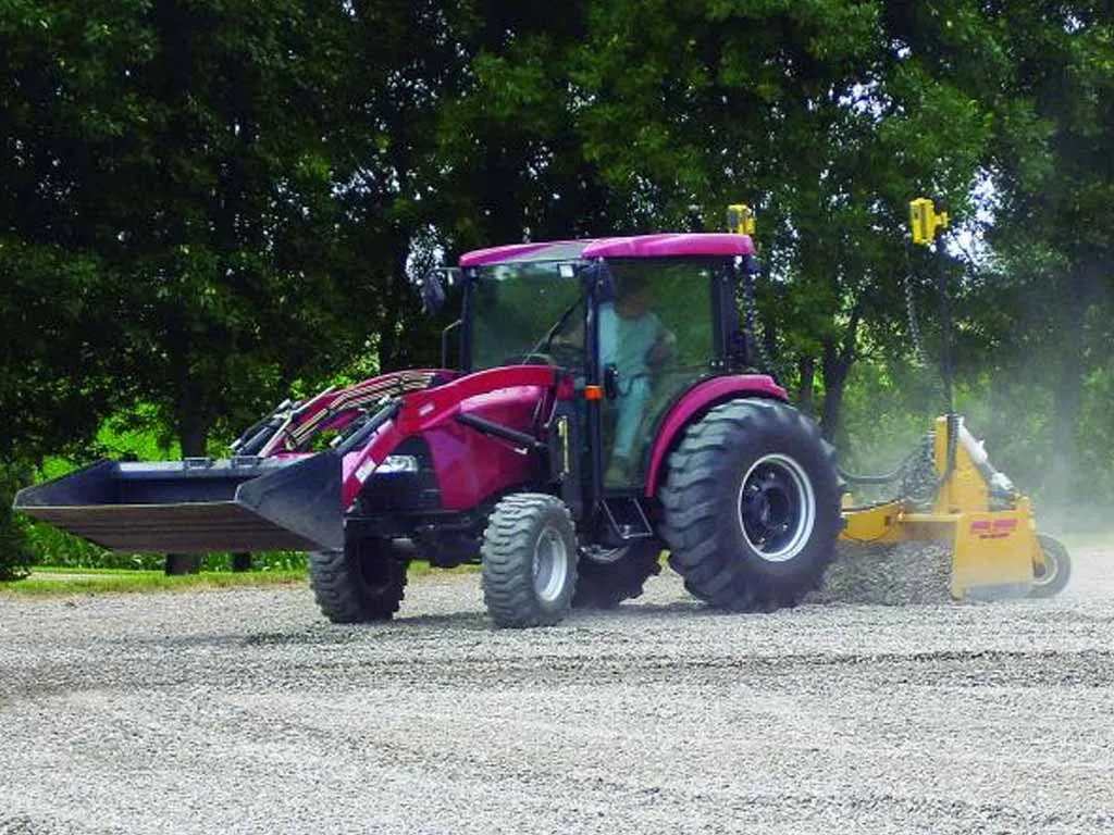 HITCHDOC dual dozer laser controlled grading box for skid steer loader (WITH LASER EQUIPMENT)