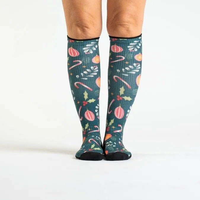 Holly Jolly Diabetic Compression Socks