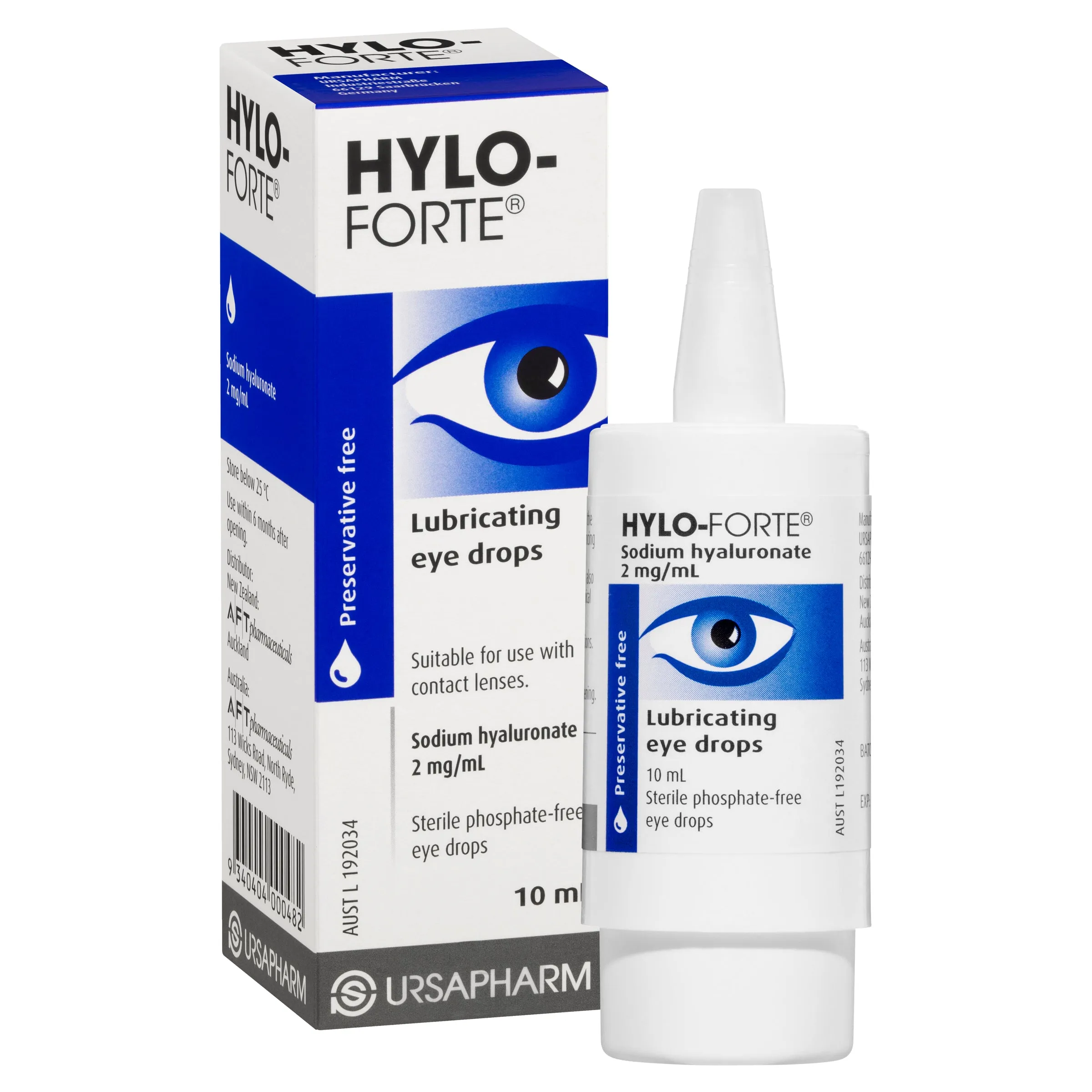 Hylo-Forte® Lubricating Eye Drops 10mL