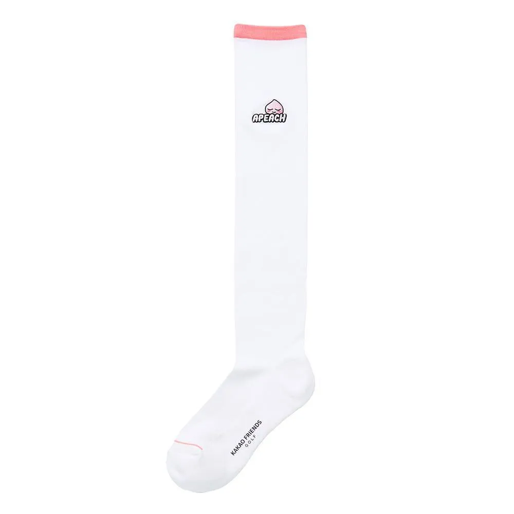 Kakao Friends Golf Let's Par Tee Cooling Over Knee Golf Socks 2024 Women