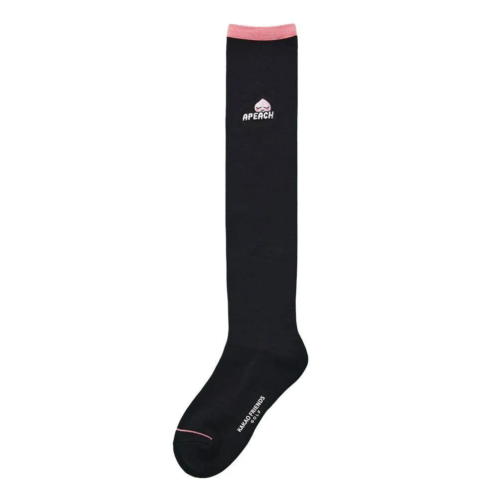 Kakao Friends Golf Let's Par Tee Cooling Over Knee Golf Socks 2024 Women