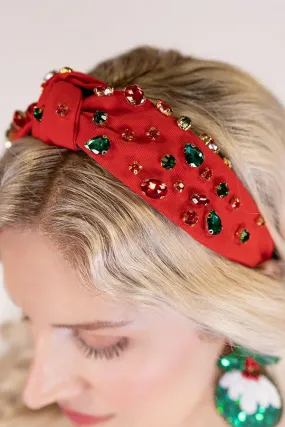 Knotted Christmas Tree Snowflake Christmas Stocking Decorative Headband