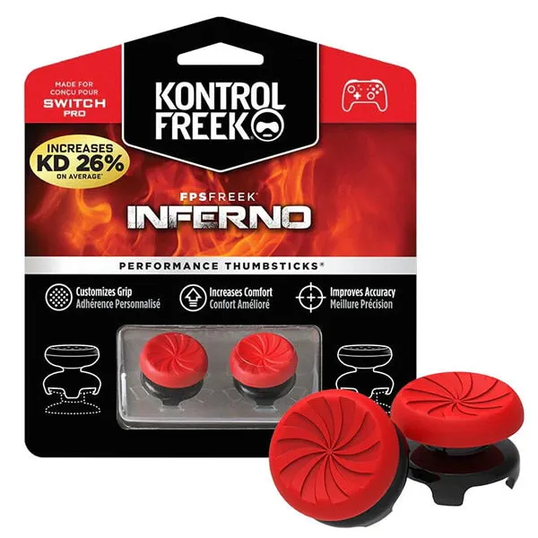 KontrolFreek FPS Freek Inferno Thumbsticks for  Nintendo Switch Pro Blister Kit