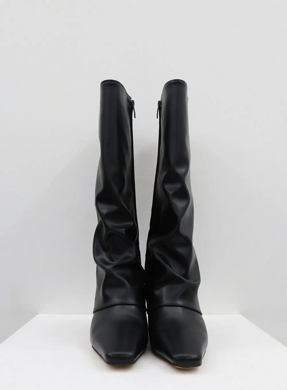 Leather Pointed Toe High Boots ON09