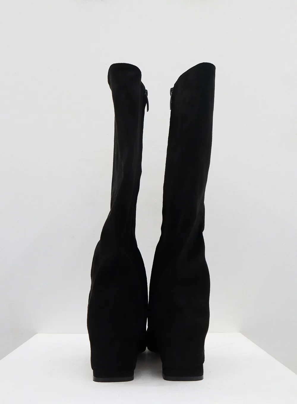 Leather Pointed Toe High Boots ON09