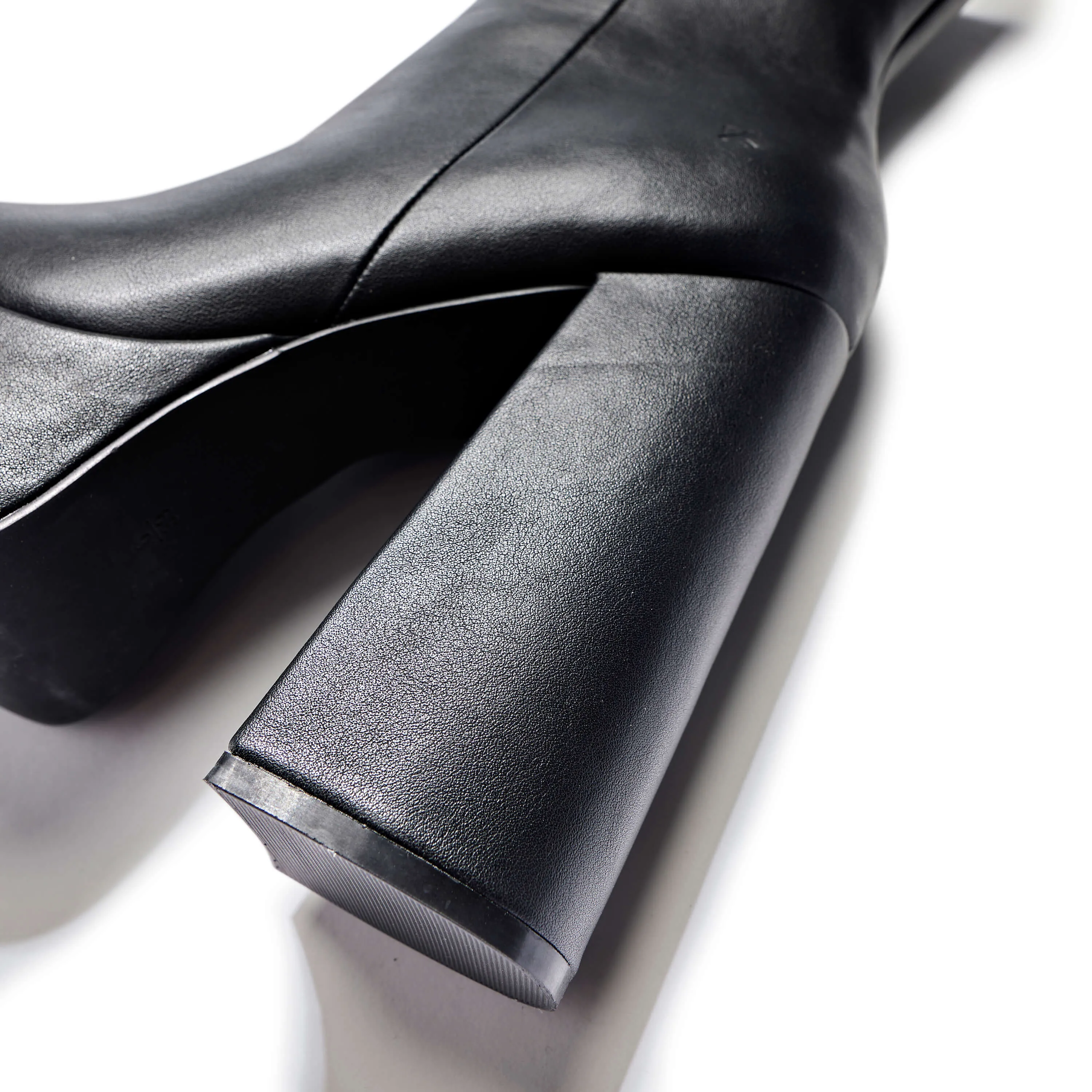 Lexus Black Platform Heeled Boots