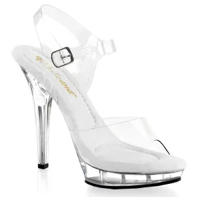 LIP-108 Clear, 5" Heels