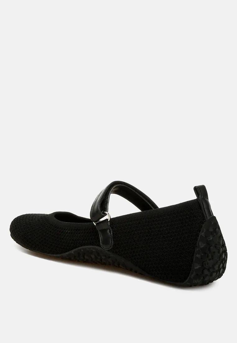 Nordeux Velcro Strap Mary Jane Sandals