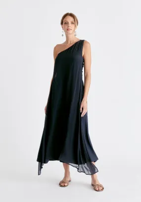 One Shoulder Flowy Dress