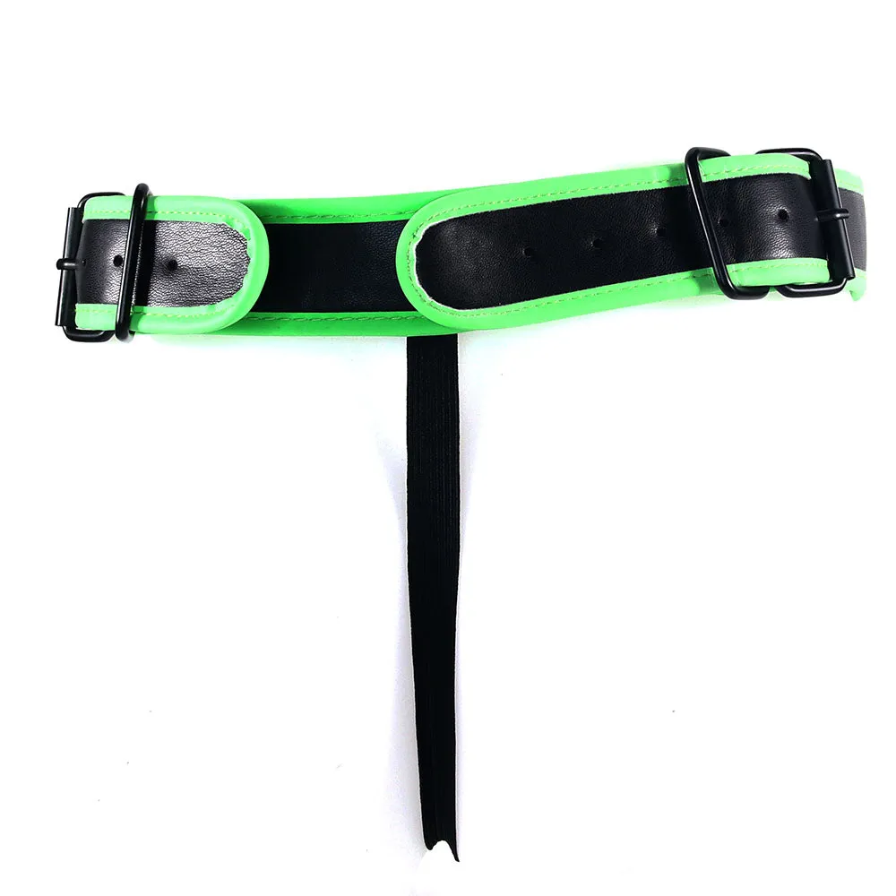 Ouch! Glow In The Dark Front Buckle Jock Strap /M