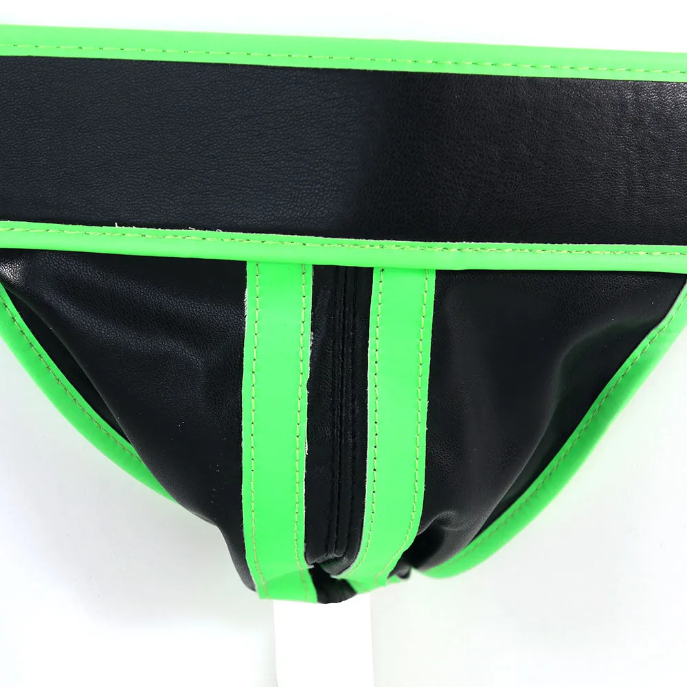 Ouch! Glow In The Dark Striped Jock Strap /M