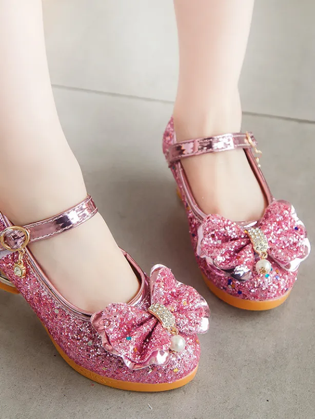 Pink Sequin Unicorn Shoes by Liv and Mia