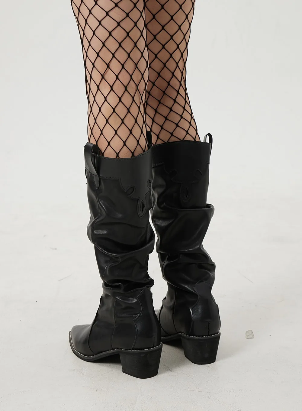 Pointed Toe Heel Knee High Boots BJ320