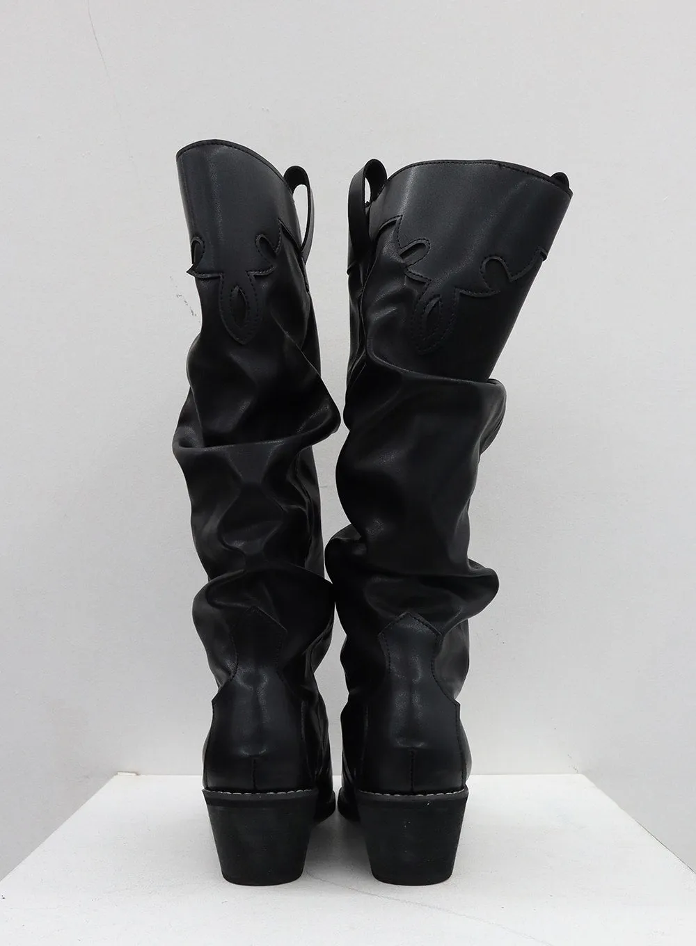 Pointed Toe Heel Knee High Boots BJ320