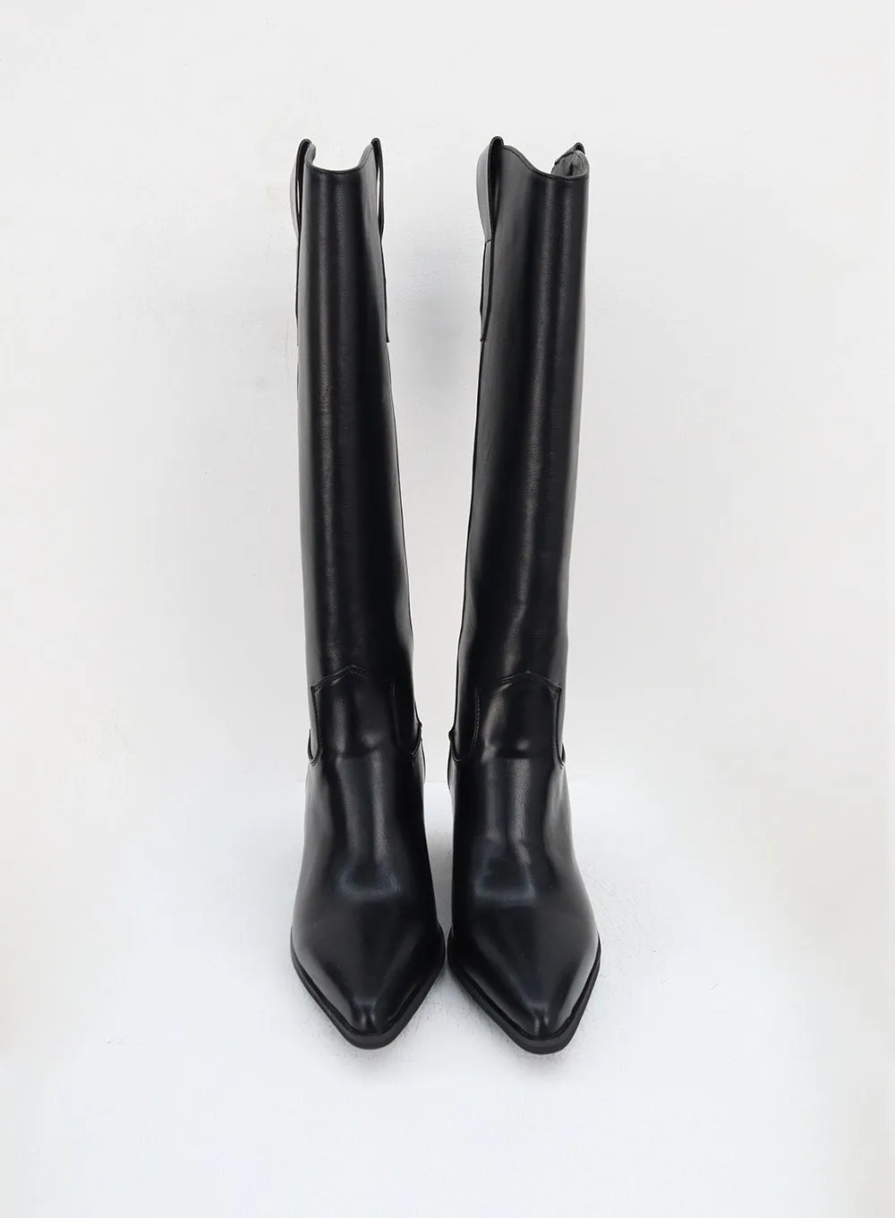 Pointed Toe Knee High Boots BA313