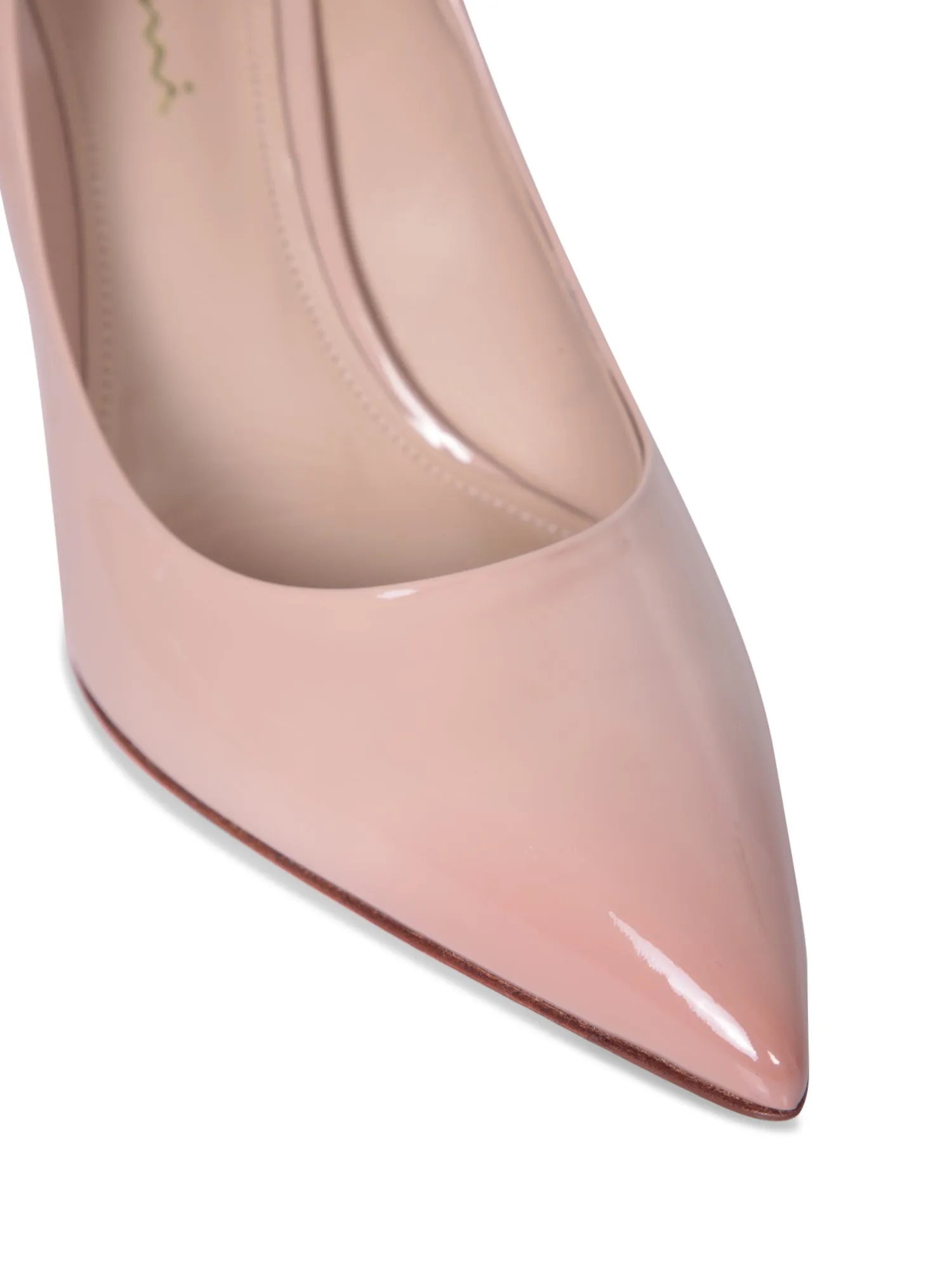 Powder Pink Patent Pumps