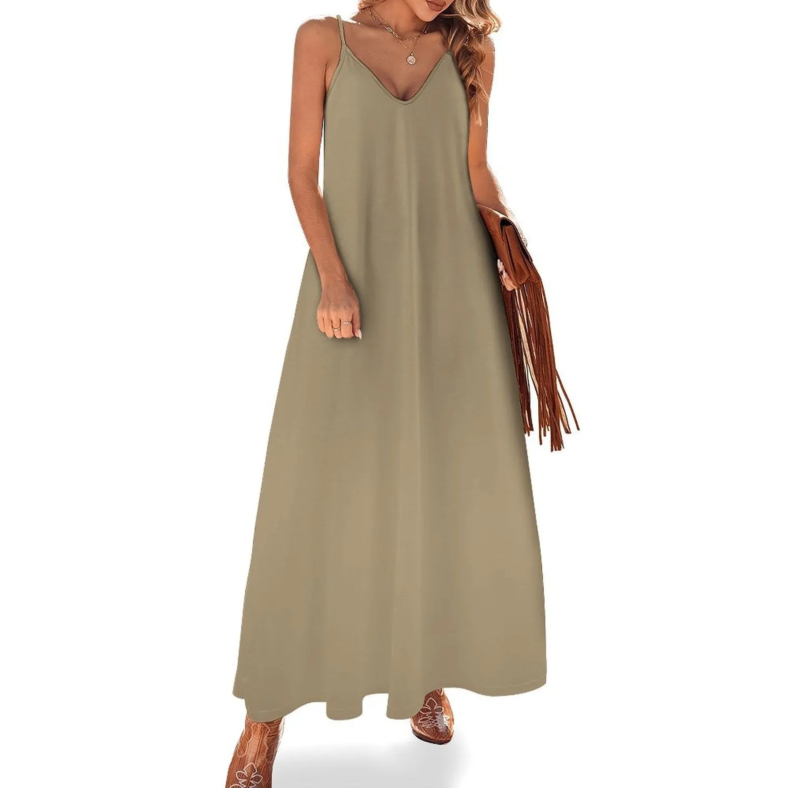 Spaghetti Strap Ankle-Length Dress Long dress Mongoose