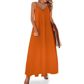 Spaghetti Strap Ankle-Length Dress Long dress Trinidad