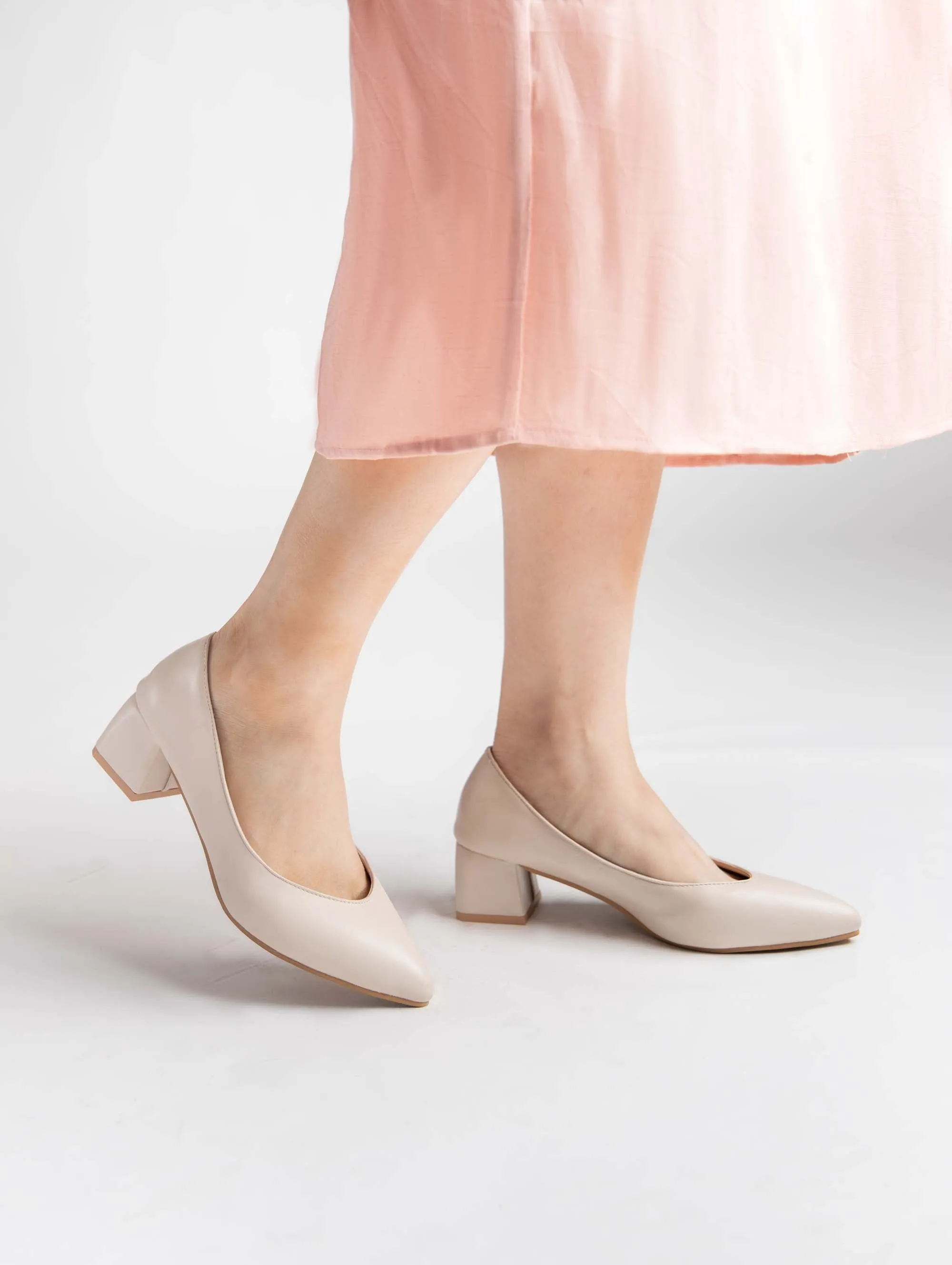 Stella Pointed Square Heels