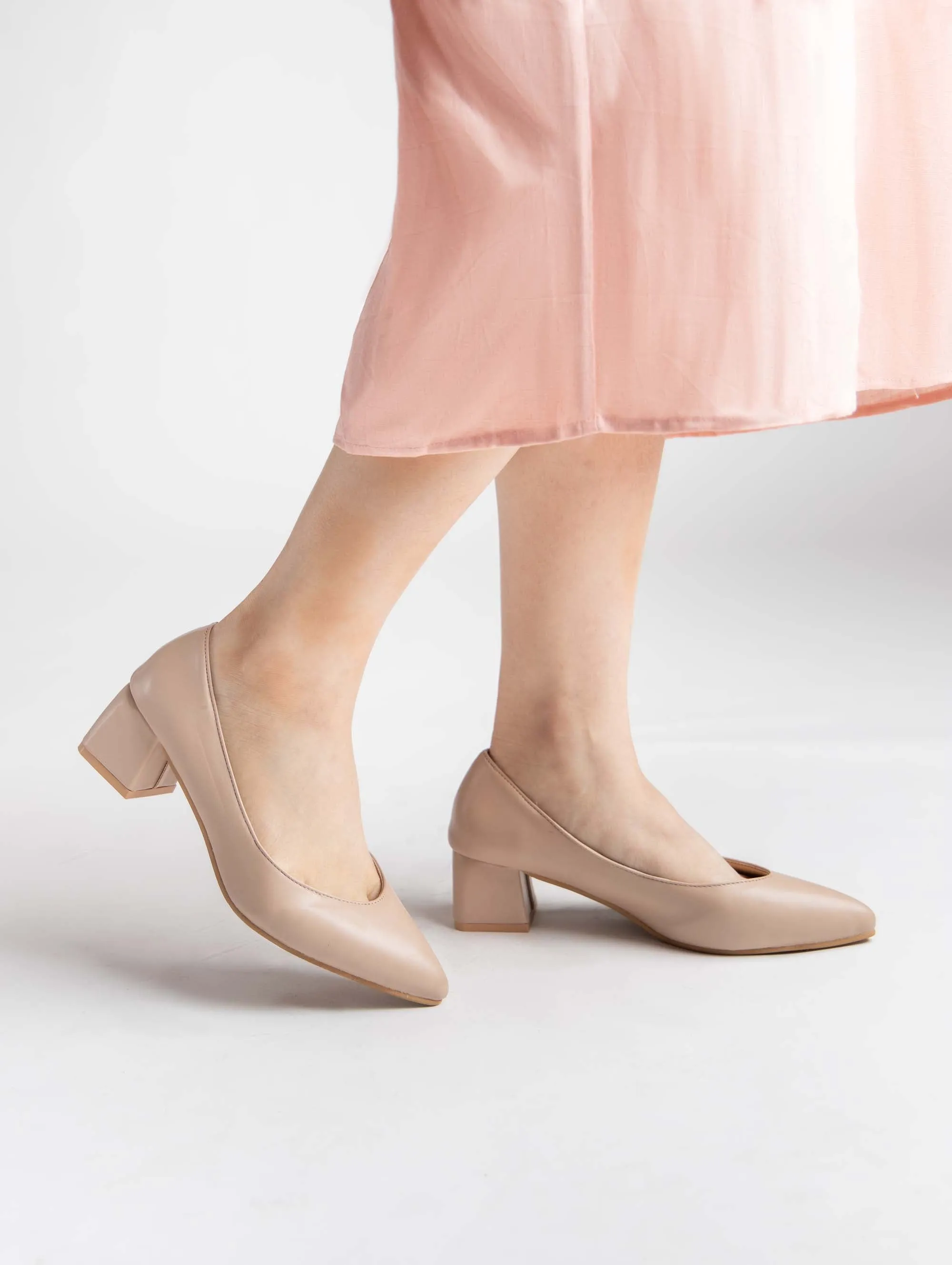 Stella Pointed Square Heels