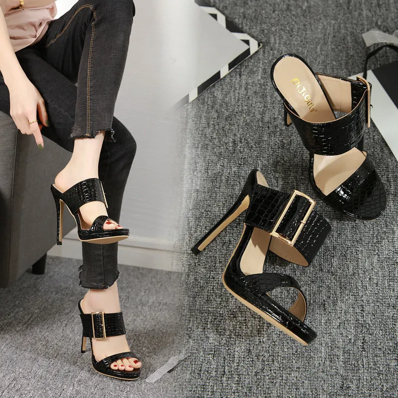 Stunning high heel sandal - Holly - Two Strap