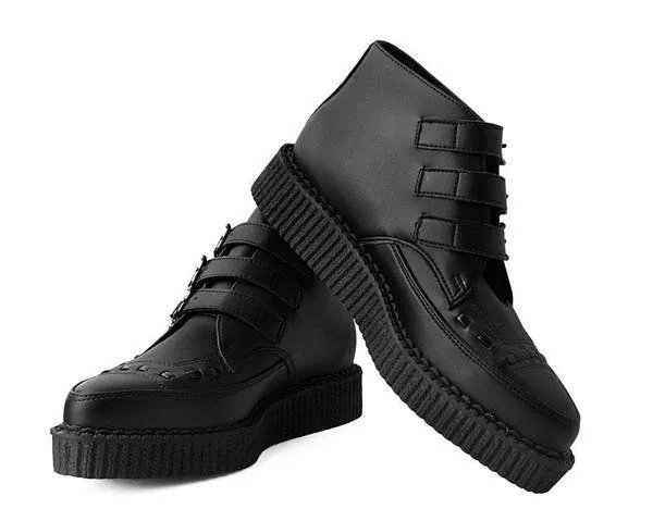 TUK A9744 Black TUKskin™ 3-Buckle Skull Boot