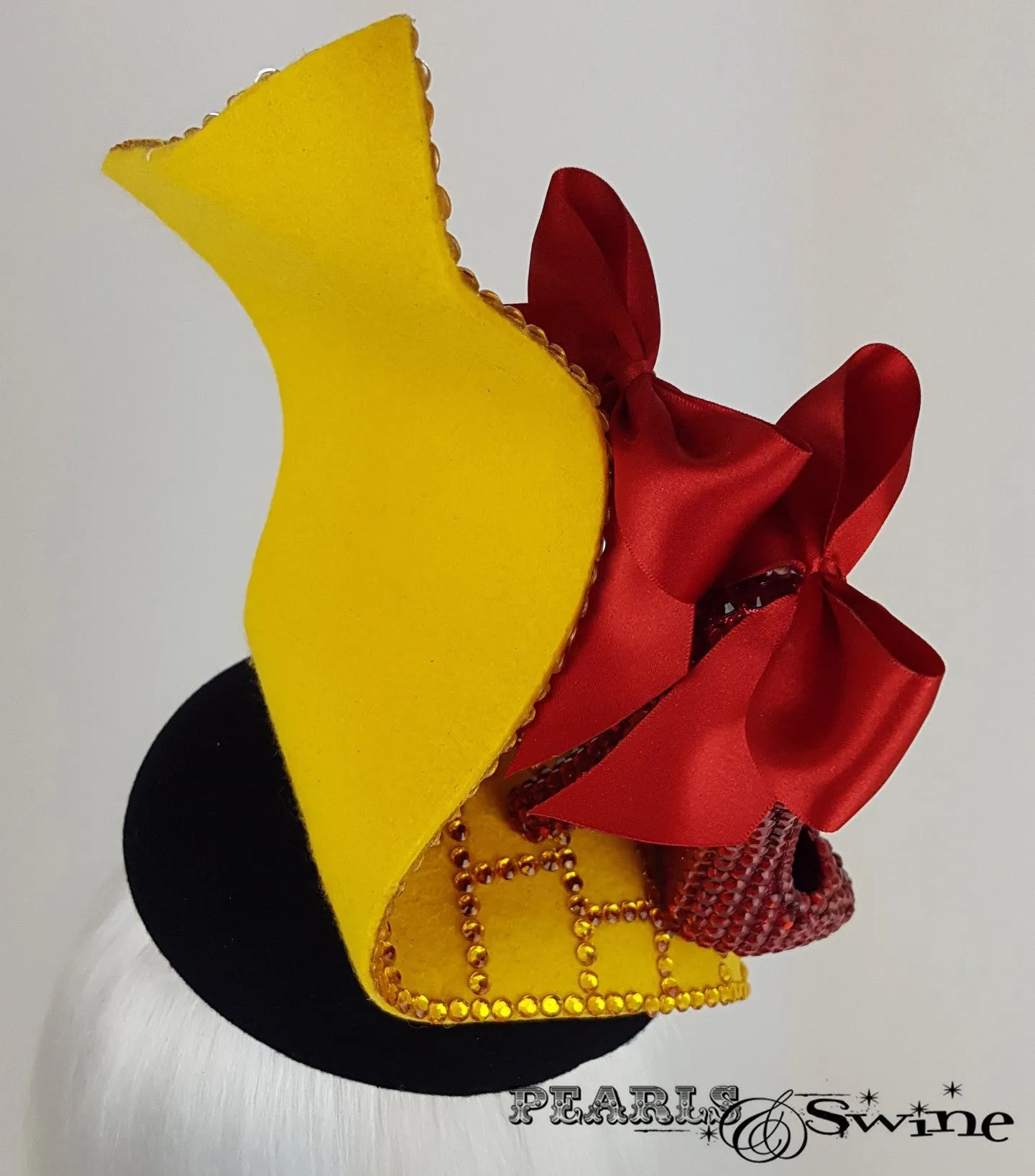 Wizard of Oz Ruby Slippers Hat "Follow The Yellow Brick Road"