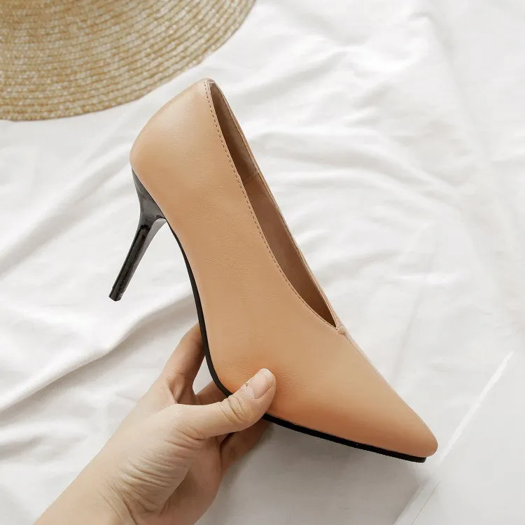 Women's Pointed Toe Stiletto Pumps High Heels